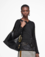 Scene Large Shoulder Bag Black